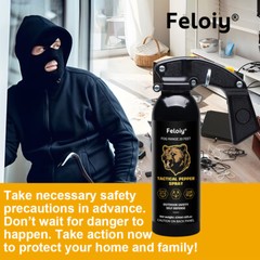 High Intensity Pepper Spray – Stopping power with a spray range of 25-30 feet.