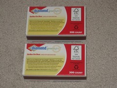 2 Pack – 600 Total Diamond Greenlight Strike On Box Large Wooden Kitchen Matches