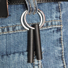 Survival Drilled Ferrocerium Flint Fire Starter Rod with Keychain Ring 2 Inch Pa