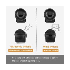 SINGARO 4 Pack Car Deer Whistle Warning for Car Horn Unit, Deer Whistle for V…