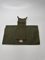 Kiffe Green Canvas First Aid Kit Bag Japan Made Army Military Style