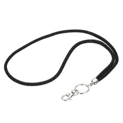 1Pack 15.7″ Rhinestone Lanyard for Keys, Black