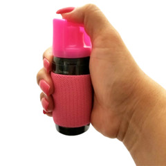 Police Magnum pepper spray defense 2oz pink jogger runner safety gear for women