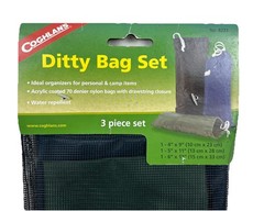 NEW Coghlan’S Ditty Bag 3-Piece Set Camping Gear Acrylic Nylon Bags Water Proof