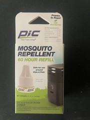 PIC Mosquito Repellent​ 60 Hour Device REFILL – 15 Ft Range – Safe For Kids &Pet
