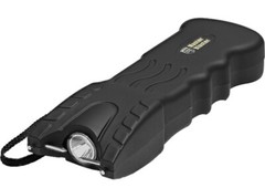 MASTER BLASTER POLICE Stun Gun Self Defense Black Rechargeable w/LED & HOLSTER