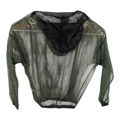 Mosquito Bug Protective Full Zip Jacket Bushline Size Large Green
