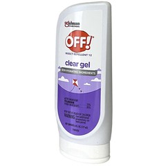 OFF! INSECT REPELLENT CLEAR GEL Fragrance-Free 8-hours Protection Skin Hydrating