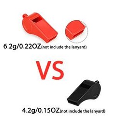 8-Pack Loud 120dB Safety Whistles with Lanyard – Bright Colored Plastic