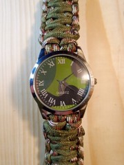 Multicam Emergency Paracord Bands With Tactical Buckle Watch Fishing Keychain