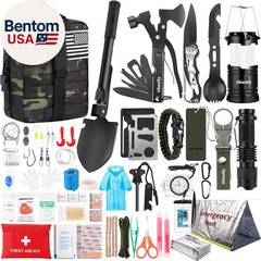 Survival Kit, Gifts for Men Women Teen Boys, 252 Pcs Survival Gear and Equipment