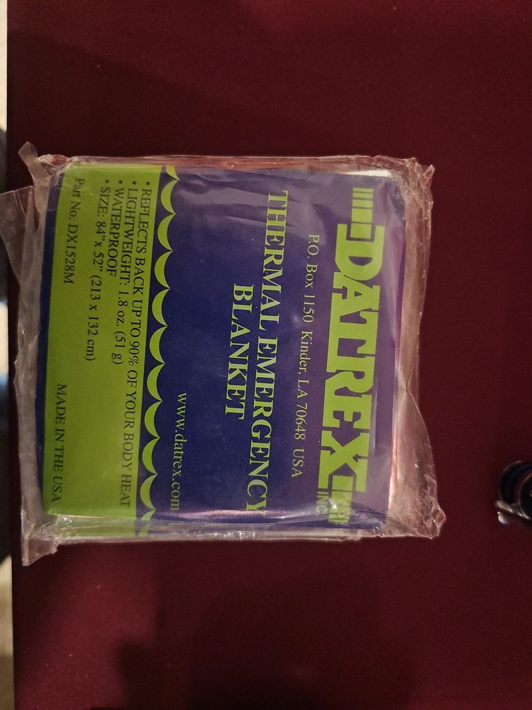 Emergency Foil Blankets For Auto/Truck/Boat/Bug Out Bag/SHTF