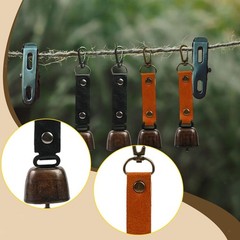 2x Loud Bear Bells Portable Backpack Pendant for Trikking Emergency Survival