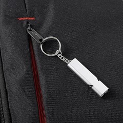 Lemecima 50Pcs Emergency Whistles Lifeguard Safety Whistle with Lanyard and