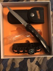 Marbles Brushy Mountain Paracord Bracelet & Multipurpose Knife