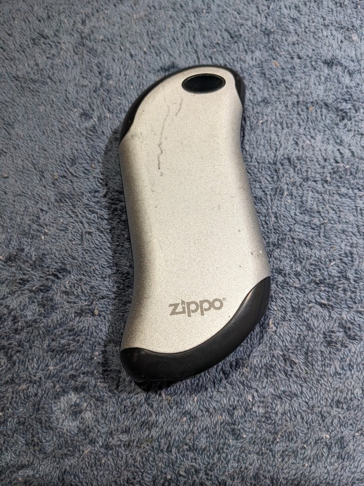 Used – Zippo Hand Warmer/Power Bank Z4A18 – Silver/Black – Tested Working