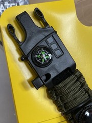 HD Tactical Survival Watch 5.9′ Paracord Rope Water Resistant Outdoor New