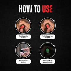 3 pack POLICE MAGNUM 3oz Safety Lock pepper spray Defense Security Protection