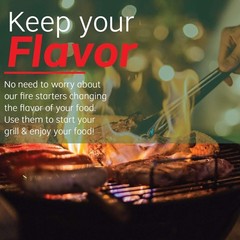 Natural Fire Starters – 70 All-Weather Eco-Friendly Fire Starters for BBQ & Camp