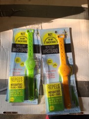 Not in my Backyard Mosquitoes Repellent Wristbands with 2 Inserts NEW/open Box