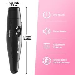 3 Pack Electronic Whistle – 3 Tones, 130dB Loud Handheld Emergency Whistle for S