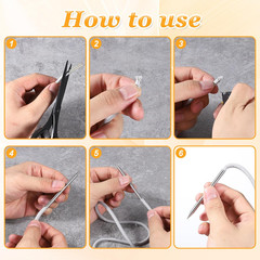 4 Pcs Paracord Lacing Needle Tools 2 Size Stainless Steel 550 Paracord FID Lacin