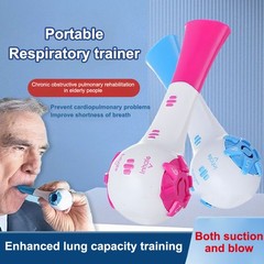 Breathing Trainer Adjustable Resistance Handheld Lung Expansion Training Tool