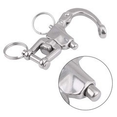 70mm 316 Stainless Steel Jaw Swivel Snap Shackle Metal Clasp For Sailboat