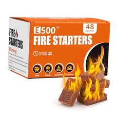 Fire Starter – Natural Fire Starters for Fireplace, Campfires, Chimney, 48PCS