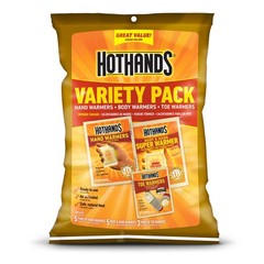 HotHands Toe, Hand, & Body Warmer Variety Pack – Long Lasting One Size, Tan