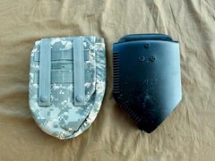 2007 Army Military Surplus Entrenching E Tool Shovel Eagle Industries Pouch USGI