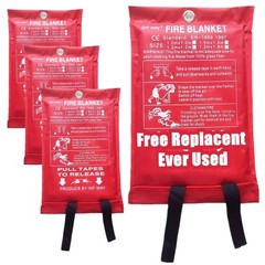Inf-way Fire Blanket, 39.3»*39.3» Fiberglass S 39.3»x39.3», White