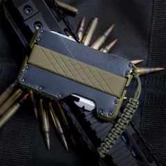 Tactical Lanyard Keychain Paracord Survival Kit Rock Climbing Carabiner Alloy