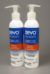 Zevo On Body Mosquito Tick repellent Lotion 5.8 fl. oz 2 Bottles