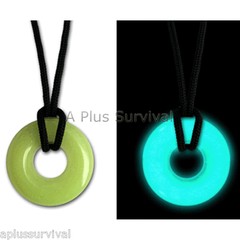 UV UVO Blue Necklace Glo Glow in the Dark Light Stick Nite Lite Night Safety