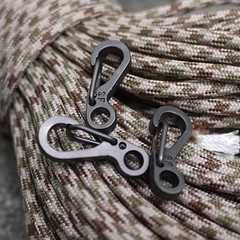 40PC Spring Backpack Clasps Climbing Carabiners Keychain Camping4568