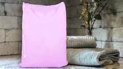 Urban Villa Laundry Bag Canvas|Dirty Clothes Travel 4 Pack, Pink