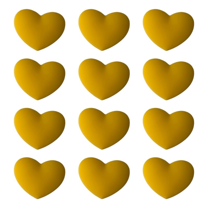 12pcs Heart Shape String Dampener Tennis Racquet Dampeners Absorber