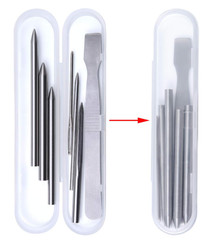 Ruisita 7 Pack Stainless Steel Paracord FID Set Paracord Lacing Stitching Needle