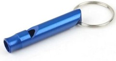 5 Pcs Emergency Survival Aluminum Whistle Key Chain for Hiking Camping Climbing