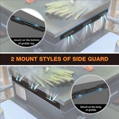 Wind Guards for Blackstone 28″ Griddle, Blackstone Accessories Fit for Grill,…