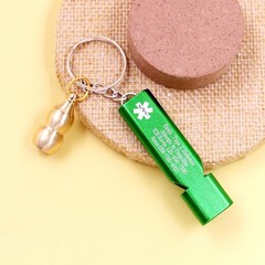 outdoor survival keychain | emergency whistle with capsule | custom engraved …