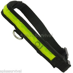 Reflective & Illuminated Safety Dog Pet Collar Large Size 21-30″ Survival Kit