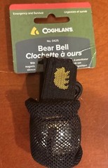 Coghlan’s Bear Bell with Magnetic Silencer, Black