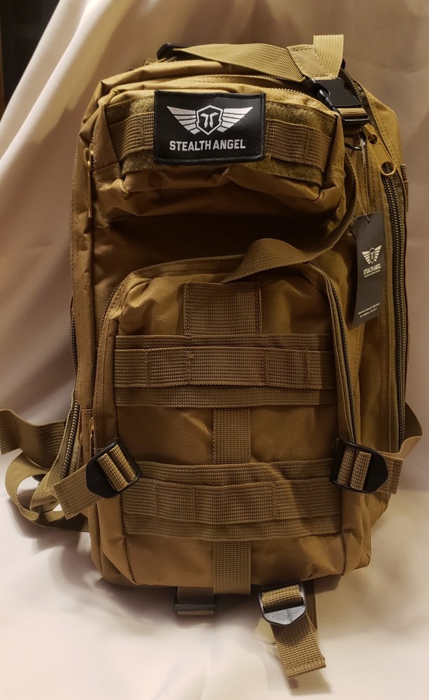 Stealth Angel Outdoor &Urban Emergency Survival Equipment Bag Backpack New W Tag