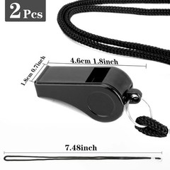 Whistle, Whistle for Coaches, Plastic Whistles for Adults, Coach Whistles with L