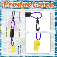 Safety Whistle with Lanyard – Floatable Marine Whistle for Camping, Hiking, Fish