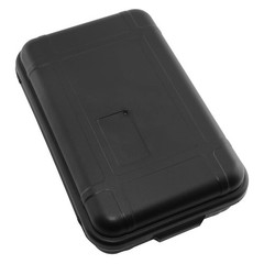 DGZZI Outdoor Waterproof Airtight Shockproof 6.69 x 4.13 x 1.97 inches, Black