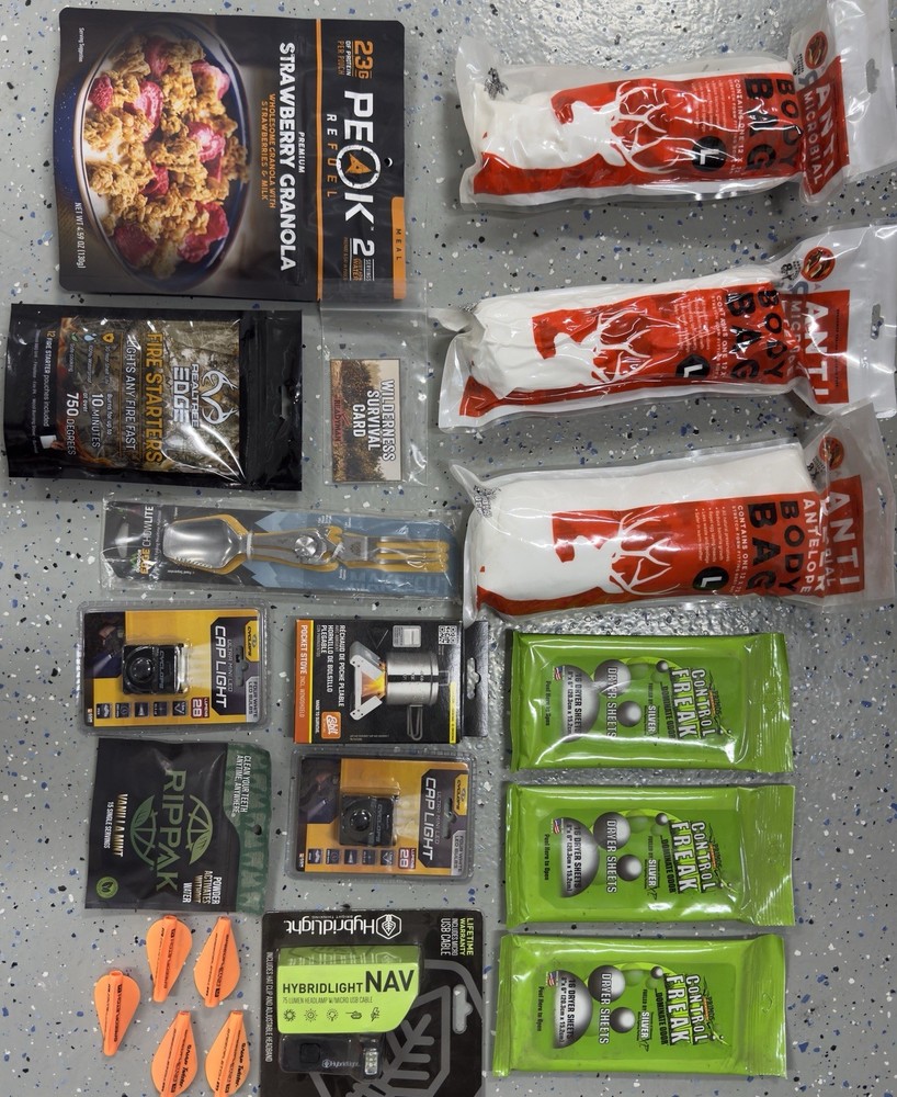 Outdoors Survival & Hunting Gear Lot