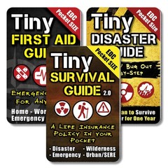 Tiny First Aid, Disaster & Survival Guide Set – Pocket Emergency Preparedness…